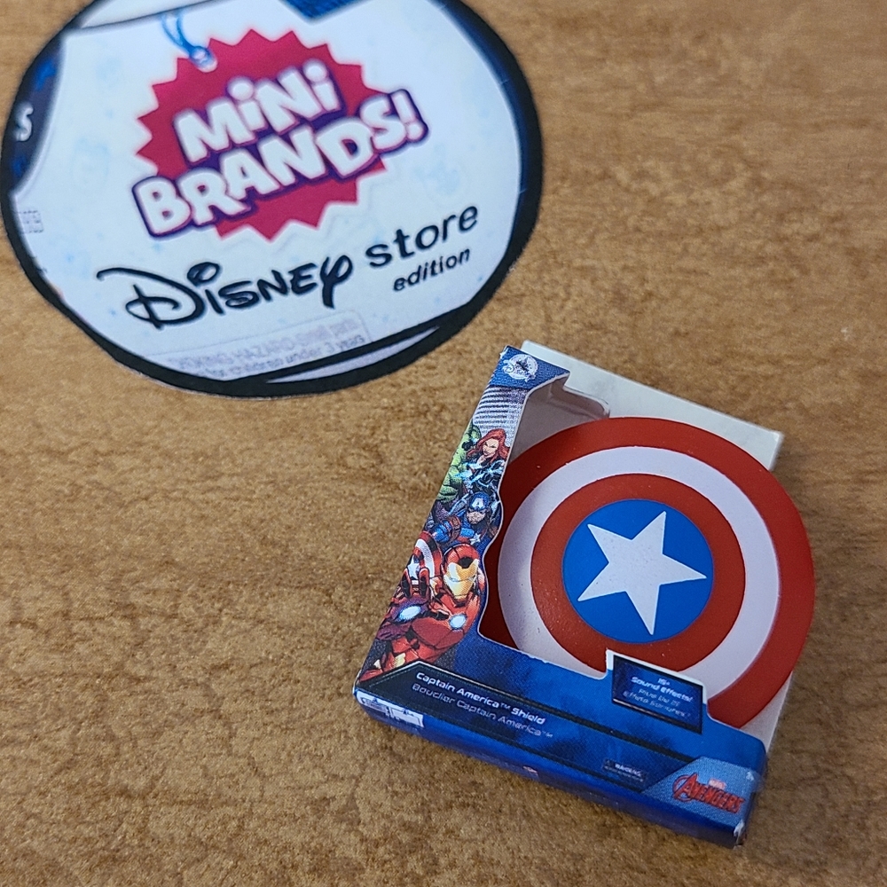 Zuru DISNEY Mini Brand Collectors Toy: Captain America Shield